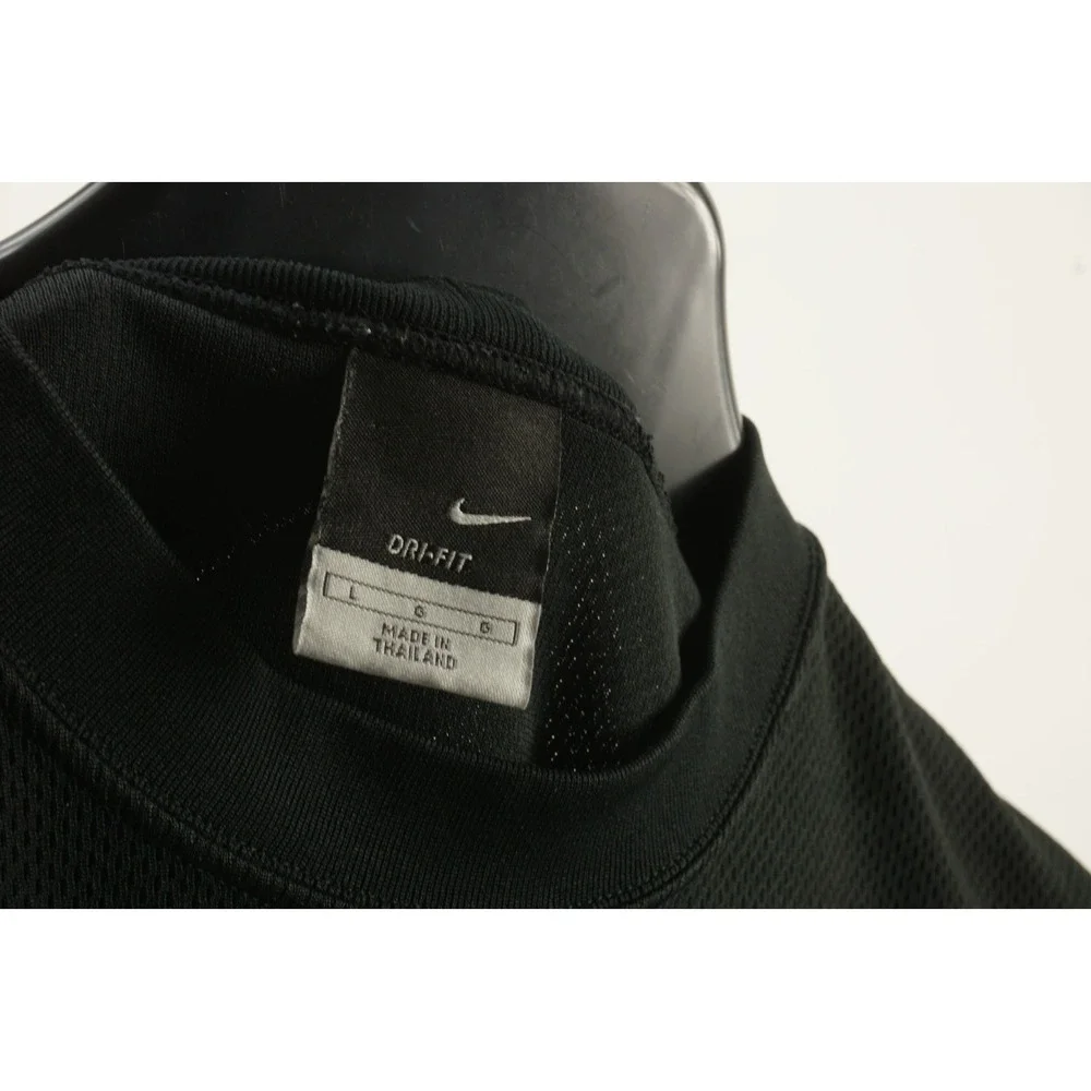 Vintage Nike Baseball Japan Power Warning Bat Glove T-Shirt Men's Large‎ Black